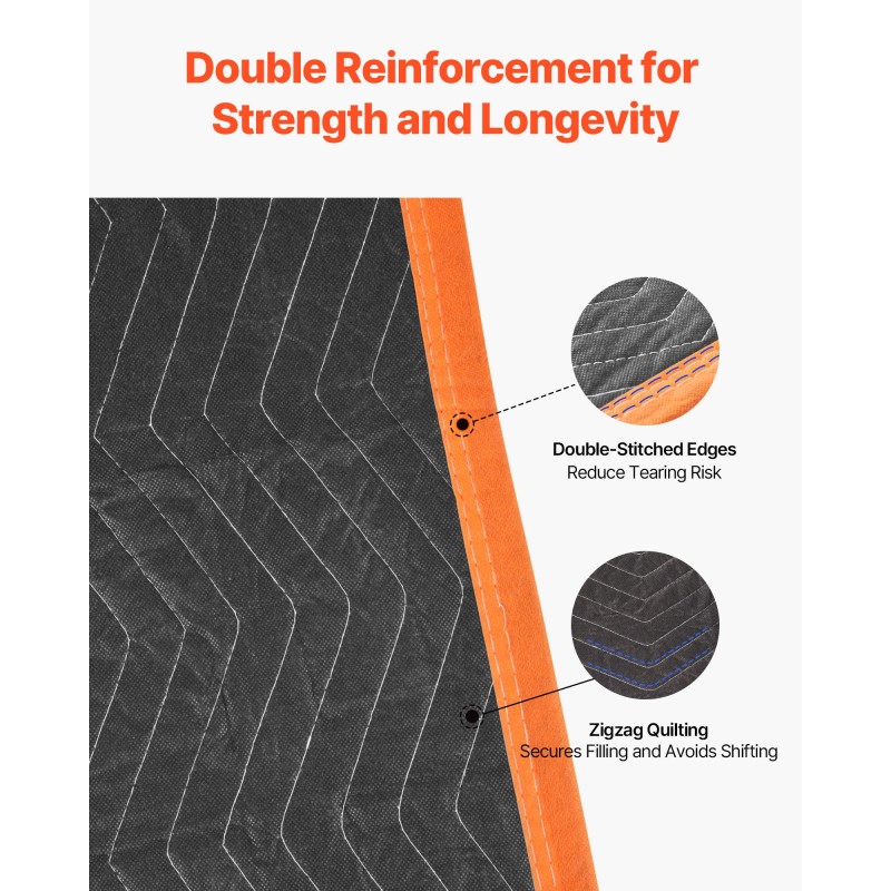 Muuttosuojapeitteet kaksitoista kappaletta koko 1829×1016 mm puuvillatäytteellä kuitukankaasta