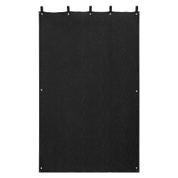 Ääntä vaimentava huopa kudottua polyesterikangasta kierrätetyllä puuvillatäytteellä 2032×1219 mm musta