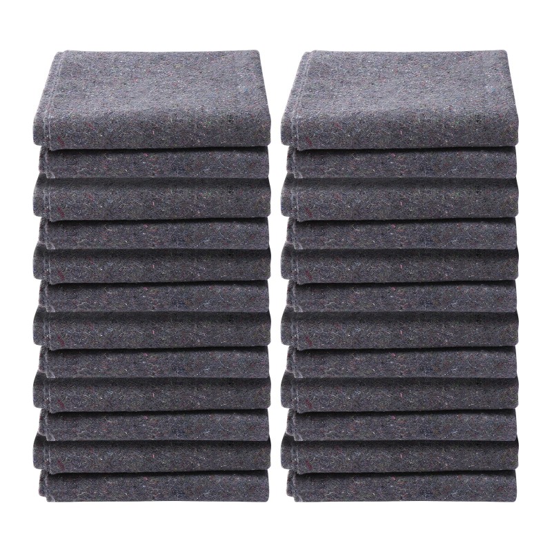 Muuttosuojapeitto paksu kierrätetty puuvilla 182,9 x 137,2 cm 12 kpl