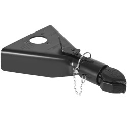 Vetokuulakytkin A runkoinen sähköpinnoitettu teräs 2 tuuman vetokuulalle 3175 kg lukkosalpalla