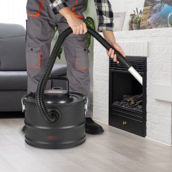 Tuhkimuri 15 litran 1200 watin HEPA-suodatin lämmönkestävä metalliletku alumiininen imuputki
