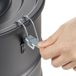 Tuhkimuri 15 litran 1200 watin HEPA-suodatin lämmönkestävä metalliletku alumiininen imuputki