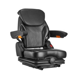 Trukkipenkki yleismallinen säädettävällä jousituksella selkänojalla käsinojilla korkeussäädettävällä niskatuella mikrokytkimellä