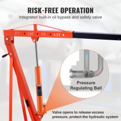 Hydraulinen pitkämallinen tunkki 8 t nostokorkeus 660–1165 mm haarukkajalustalla