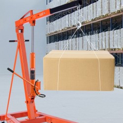 Hydraulinen pitkä tunkki teräs 8 t nostoalue 660–1170 mm kaksipumppujärjestelmä