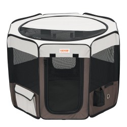 Taitettava kahdeksanpaneelinen lemmikkiaitaus 600D Oxford kangas koko M 91 cm sisä ja ulkokäyttöön