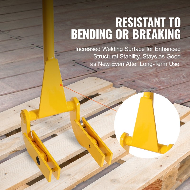 Lavapurkutyökalu nivelöity pää Q235-hiiliteräs 104 cm kahva 907 kg kantavuus