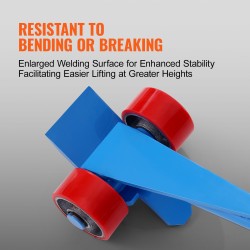 Lavapurkutyökalu hiiliteräs Q235 152 cm pitkä varsi 4 t kuormankantokyky pyörillä