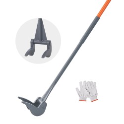 Lavapurkutyökalu hiiliteräs 127 cm varsi 907 kg kantokyky 102 mm haarukkaväli