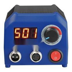 Puupolttosetti kaksi polttokynää kaksi lähtöporttia säädettävä 250–700°C digitaalinen näyttö 23 langankärkeä