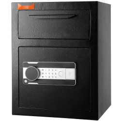 Talletuslokero kassakaappi teräs 350 x 300 x 450 mm elektroninen koodilukko