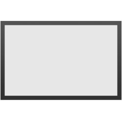 LED-julistekehys alumiini ja akryyli 27×40 tuuman musta seinäkiinnitys