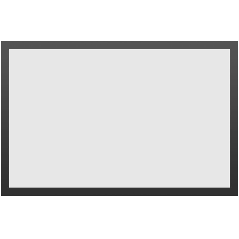 LED-julistekehys alumiini ja akryyli 27×40 tuuman musta seinäkiinnitys