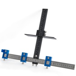 Vetimien asennusjigi säädettävä alumiiniseos ja ruostumaton teräs keskipistotyökalulla