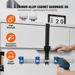 Vetimien asennusjigi säädettävä alumiiniseos ja ruostumaton teräs keskipistotyökalulla