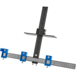 Vetimien asennusjigi säädettävä alumiiniseos ja ruostumaton teräs keskipistotyökalulla