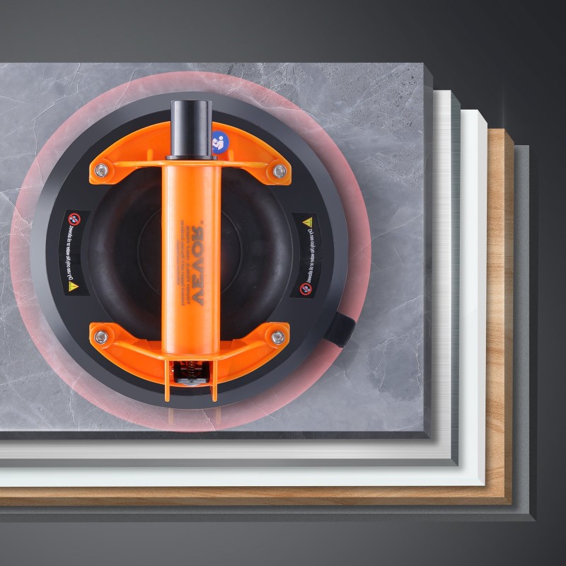 Imukuppi 203 mm nitrilikumi 279 kg kuorma muovikahvalla säilytyslaatikolla lasille