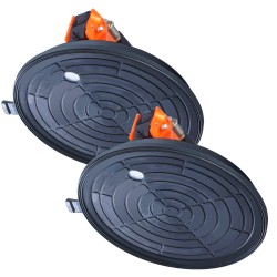 Imukupit NBR materiaalia 203 mm 2 kpl 279 kg kokonaiskuorma lasin nostoon