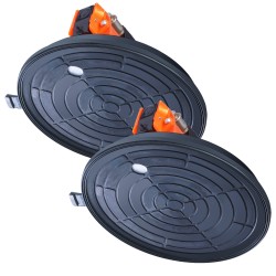 Imukuppinostin NBR kumi 203 mm 279 kg kantavuus 2 kpl teräskahvalla