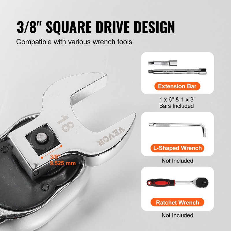 Lukkopääavainsarja 3/8 vetokanta 20-osainen lujateräs metriset 10–22 mm tuumakoot 3/8–7/8 EVA-alusta