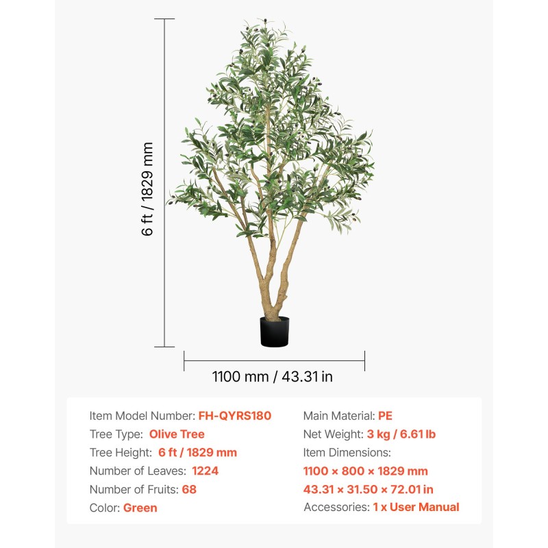 Tekooliivipuu 180 cm mustassa ruukussa runko luonnonpuuta vihreät lehdet oliivit