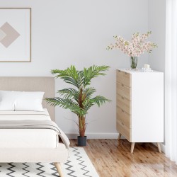 Tekopalmu aidonnäköinen polyeteenimateriaali 1219 mm korkea 2 kpl sisä ja ulkokäyttöön