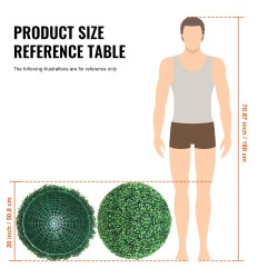 Tekopuksipuut pallomuotoiset 50,8 cm 2 kpl PE-muovi sisä ja ulkokäyttöön