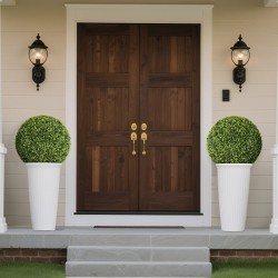 Keinotekoinen puksipuupallo 584 mm polyeteenilehdet 1 kpl ulkokäyttöön ja sisätiloihin