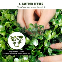 Tekokartio-buxuspensaat 121,9 cm PE ja rauta 2 kpl ulko- ja sisäkäyttö