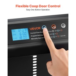 Automaattinen kanalan ovi alumiiniseos ja muovi paristokäyttöinen ajastin puristussuoja vesitiivis