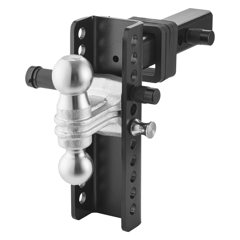 Säädettävä hiiliteräksinen kuulavetokoukku 2 tuuman vastaanottimeen 203 mm pudotus 9750 kg vetokyky