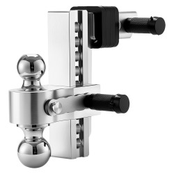 Säädettävä kolmipalloinen vetokuulakiinnike 2 tuuman vastaanottimeen 6800 kg 203 mm pudotus