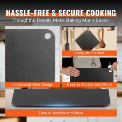 Pizzateräslevy esimaustettu hiiliteräs 340×250×6 mm uuniin ja grilliin