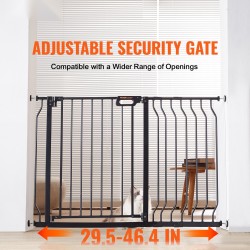 Turvaportti rauta ja muovi 74,9–122,9 cm korkeus 76,2 cm musta portaisiin