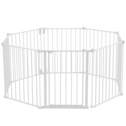 Turvaportti 8 paneelia 487,7 cm leveä 71,1 cm korkea lapsille ja lemmikeille