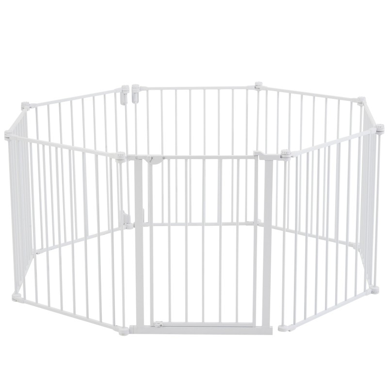 Turvaportti 8 paneelia 487,7 cm leveä 71,1 cm korkea lapsille ja lemmikeille