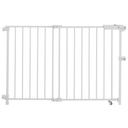 Turvaportti säädettävä leveys 75–109 cm korkeus 71 cm ei kynnystankoa valkoinen