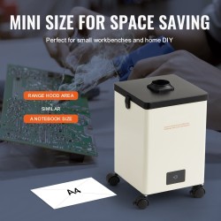 Juotoshöyryjen poistoilmanpuhdistin 150 W 332 m³/h 3-vaiheinen suodatin