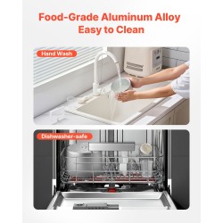 Automaattinen pystyjäätelökone 1 l sisäänrakennetulla kompressorilla 4 käyttötilaa muovirunko kotikäyttöön