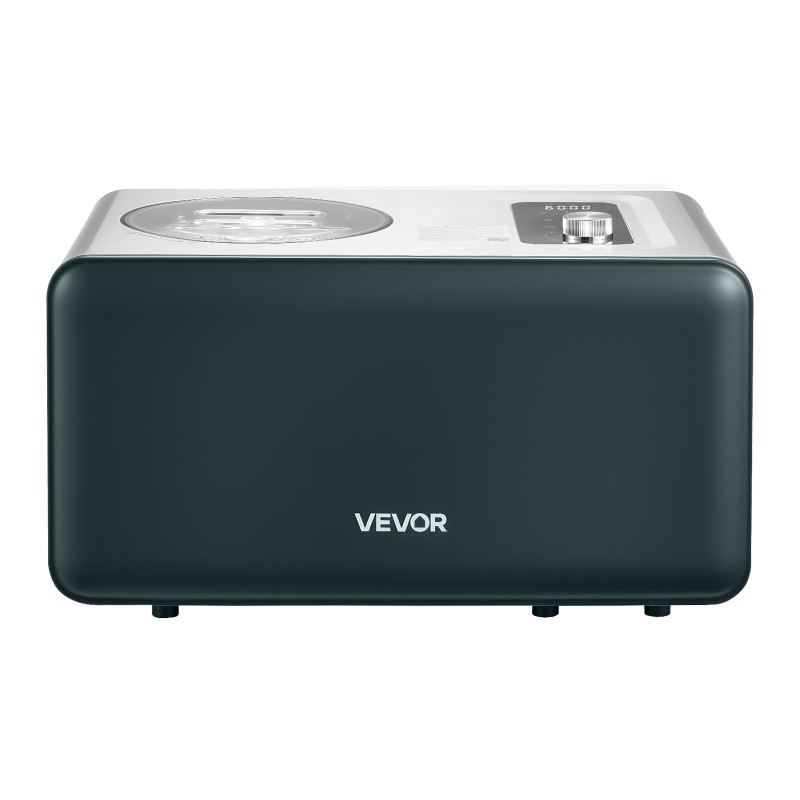 Automaattinen jäätelökone sisäänrakennetulla kompressorilla 1,5 l ruostumattomasta teräksestä kolmella toimintatilalla