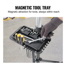 Polkupyörän huoltoteline alumiini säädettävä korkeus 1020–1600 mm 30 kg kantavuus