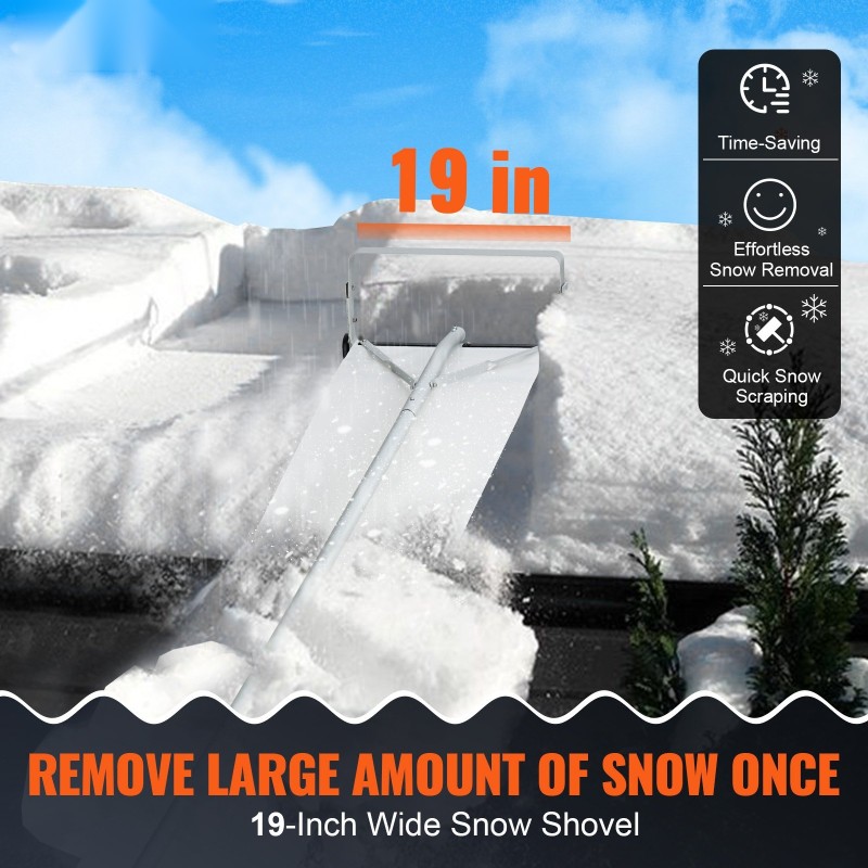 Kattolumiharja alumiinirunko 914,4 cm ulottuvuus 48,3 cm terä liukukankaalla liukuestekahvalla