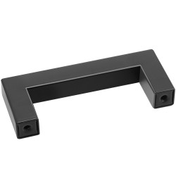 Kaapinvetimet 30 kappaletta ruostumaton teräs 76 mm reikäväli mattamusta poraton asennus