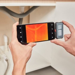 Lämpökamera 256×192 pikseliä 25 Hz Android‑yhteensopiva Type‑C‑liitäntä IP54 -20–550 °C