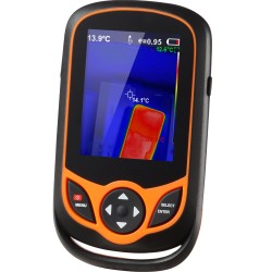 Taskukokoinen lämpökamera 256 x 192 infrapunaresoluutio 3,2 tuuman kosketusnäyttö IP54 -20–550°C