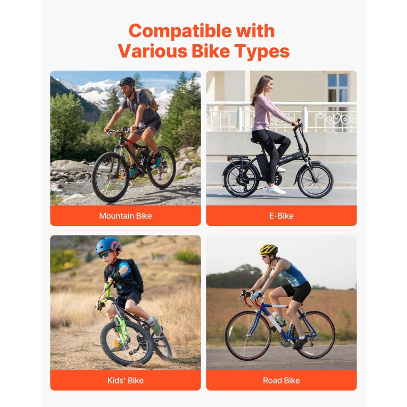 Vapaasti seisova pyöräteline hiiliteräsrunko 136kg kantavuus jopa 5 pyörää sisä- ja ulkokäyttöön