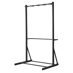 Vapaasti seisova pyöräteline hiiliteräsrunko 136kg kantavuus jopa 5 pyörää sisä- ja ulkokäyttöön