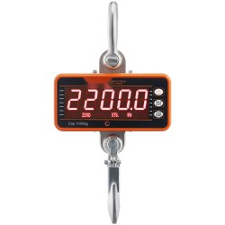 Digitaalinen nosturivaaka valualumiinikuorella 9–1000 kg 0,2 kg tarkkuus LED-näyttö kauko-ohjain