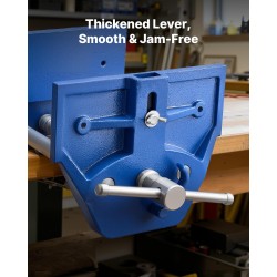 Valurautainen työpöytäpuristin seitsemän tuuman leukaleveys kahdeksan tuuman enimmäisavauma pika avaus säädettävä etupysäytin