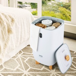 Kylpyhuoneen pyyhkeiden lämmityssäiliö 35 l kapasiteetti ajastimella ja automaattisella virrankatkaisulla